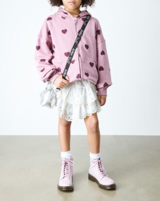 JUNIOR 1460 Gingham Lederstiefel