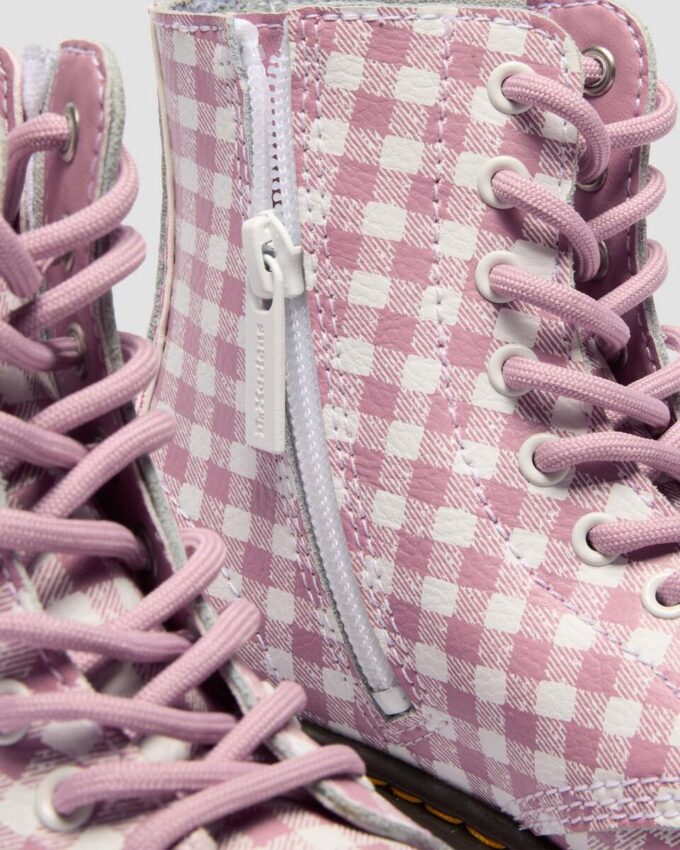 JUNIOR 1460 Gingham Lederstiefel JUNIOR 1460 Gingham Lederstiefel