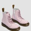 JUNIOR 1460 Gingham Lederstiefel JUNIOR 1460 Gingham Lederstiefel