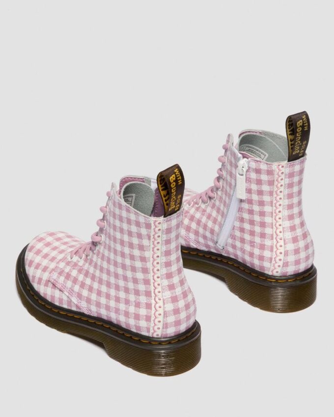 JUNIOR 1460 Gingham Lederstiefel JUNIOR 1460 Gingham Lederstiefel