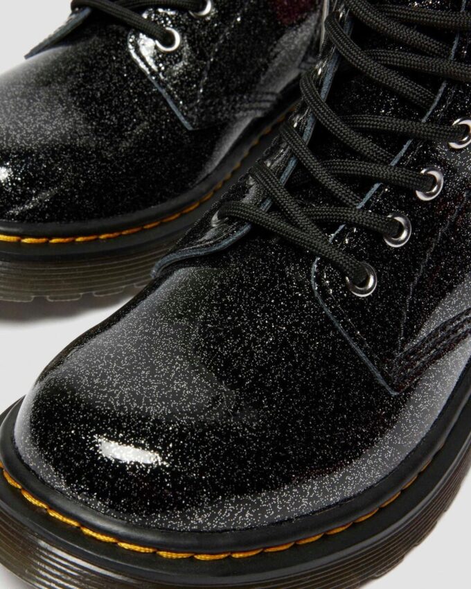 JUNIOR 1460 GLITTER PATENT LEATHER BOOTS JUNIOR 1460 GLITTER PATENT LEATHER BOOTS