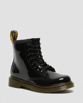 Junior 1460 Patent Leather-Schnürstiefel