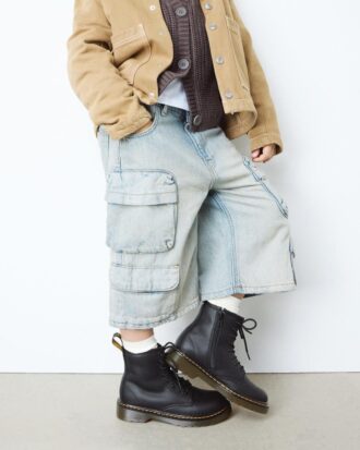 Junior 1460 Softy T Leder-Schnürstiefel