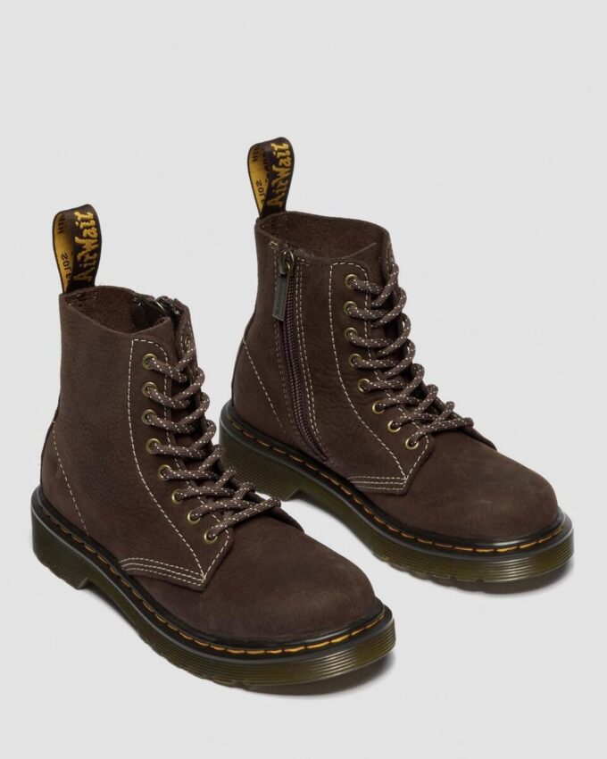 JUNIOR 1460 Tumbled Nubuck Boots JUNIOR 1460 Tumbled Nubuck Boots