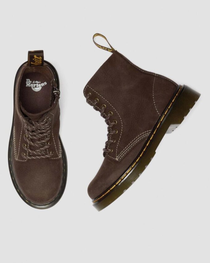 JUNIOR 1460 Tumbled Nubuck Boots JUNIOR 1460 Tumbled Nubuck Boots