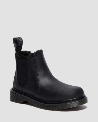 Junior 2976 Leonore Chelsea-Stiefel mit Kunstfellfutter Junior 2976 Leonore Chelsea-Stiefel mit Kunstfellfutter