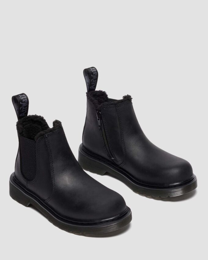 Junior 2976 Leonore Chelsea-Stiefel mit Kunstfellfutter Junior 2976 Leonore Chelsea-Stiefel mit Kunstfellfutter