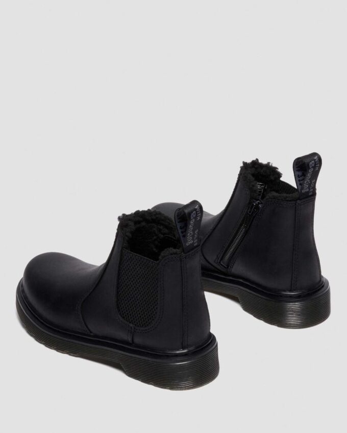 Junior 2976 Leonore Chelsea-Stiefel mit Kunstfellfutter Junior 2976 Leonore Chelsea-Stiefel mit Kunstfellfutter