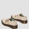 Junior 8053 Mary Jane-Schuhe aus Leder mit Blumenmuster Junior 8053 Mary Jane-Schuhe aus Leder mit Blumenmuster
