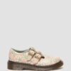 Junior 8053 Mary Jane-Schuhe aus Leder mit Blumenmuster Junior 8053 Mary Jane-Schuhe aus Leder mit Blumenmuster