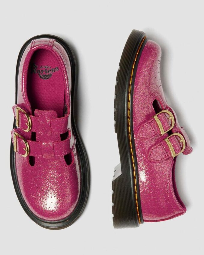 JUNIOR 8065 GLITTER Patent Leather Mary Jane Shoes