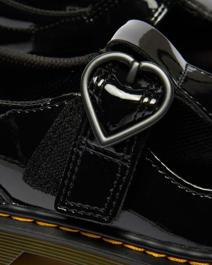 JUNIOR POLLEY II Herz-Patent Leather-Schuhe JUNIOR POLLEY II Herz-Patent Leather-Schuhe