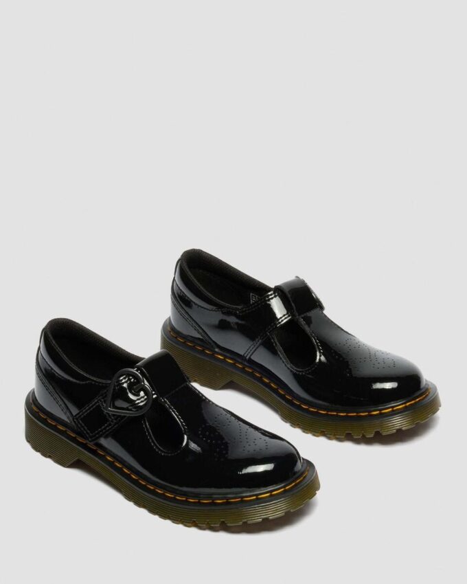 JUNIOR POLLEY II Herz-Patent Leather-Schuhe JUNIOR POLLEY II Herz-Patent Leather-Schuhe