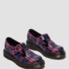 JUNIOR POLLEY II Pink Tartan Mary Jane Schuhe