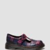JUNIOR POLLEY II Pink Tartan Mary Jane Schuhe