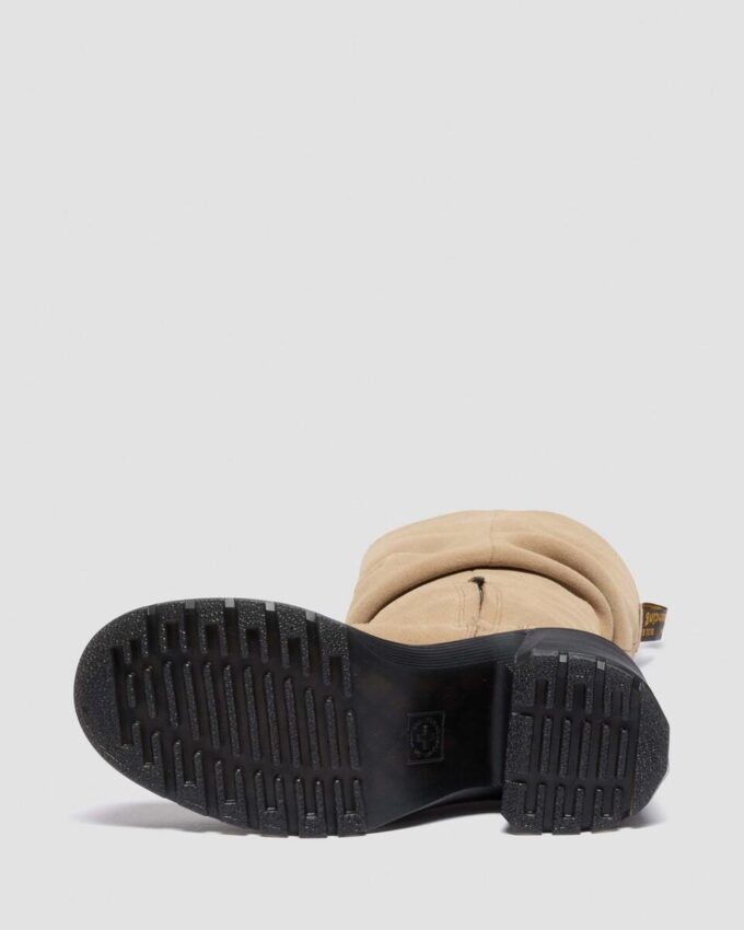 KASEY Kniehohe Stiefel aus Wildleder mit Absatz KASEY Kniehohe Stiefel aus Wildleder mit Absatz