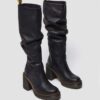 Kasey Virginia Leather Tall Heeled Boots