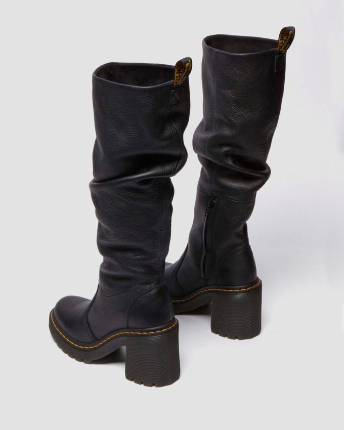 Kasey Virginia Leather Tall Heeled Boots
