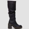 Kasey Virginia Leather Tall Heeled Boots