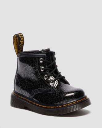 KINDER 1460 GLITTER PATENT LEATHER BOOTS
