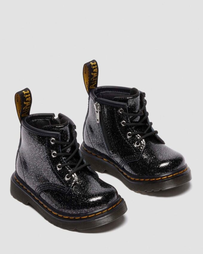 KINDER 1460 GLITTER PATENT LEATHER BOOTS KINDER 1460 GLITTER PATENT LEATHER BOOTS