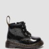 KINDER 1460 GLITTER PATENT LEATHER BOOTS KINDER 1460 GLITTER PATENT LEATHER BOOTS