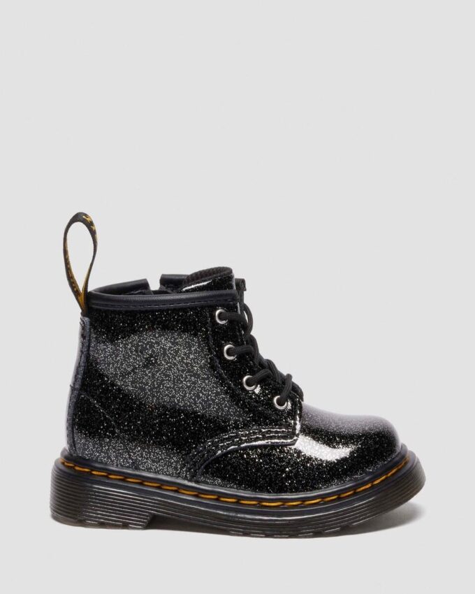 KINDER 1460 GLITTER PATENT LEATHER BOOTS KINDER 1460 GLITTER PATENT LEATHER BOOTS