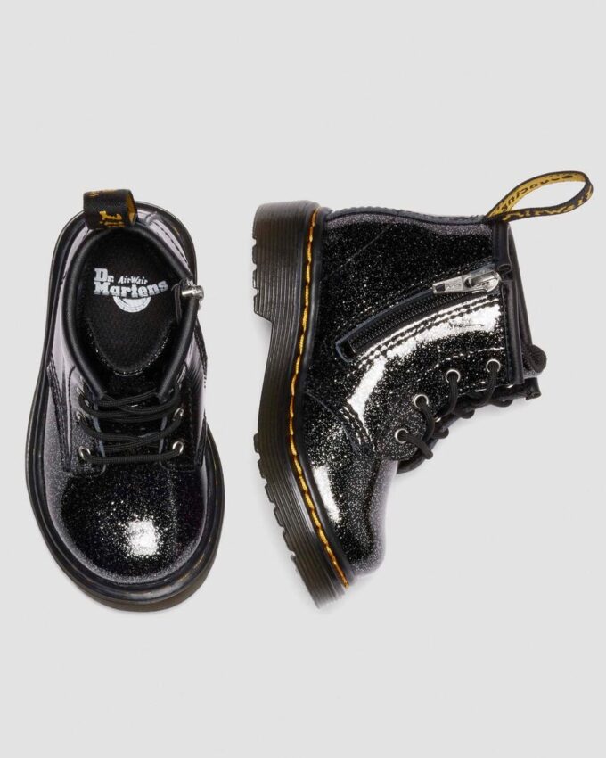 KINDER 1460 GLITTER PATENT LEATHER BOOTS KINDER 1460 GLITTER PATENT LEATHER BOOTS