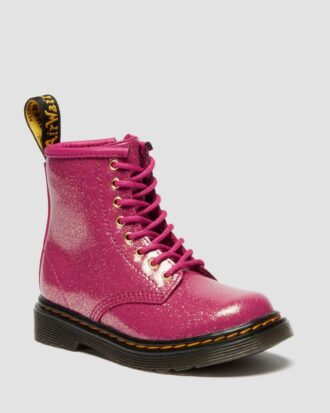 KLEINKIND 1460 GLITTER-Patent Leather-Stiefel