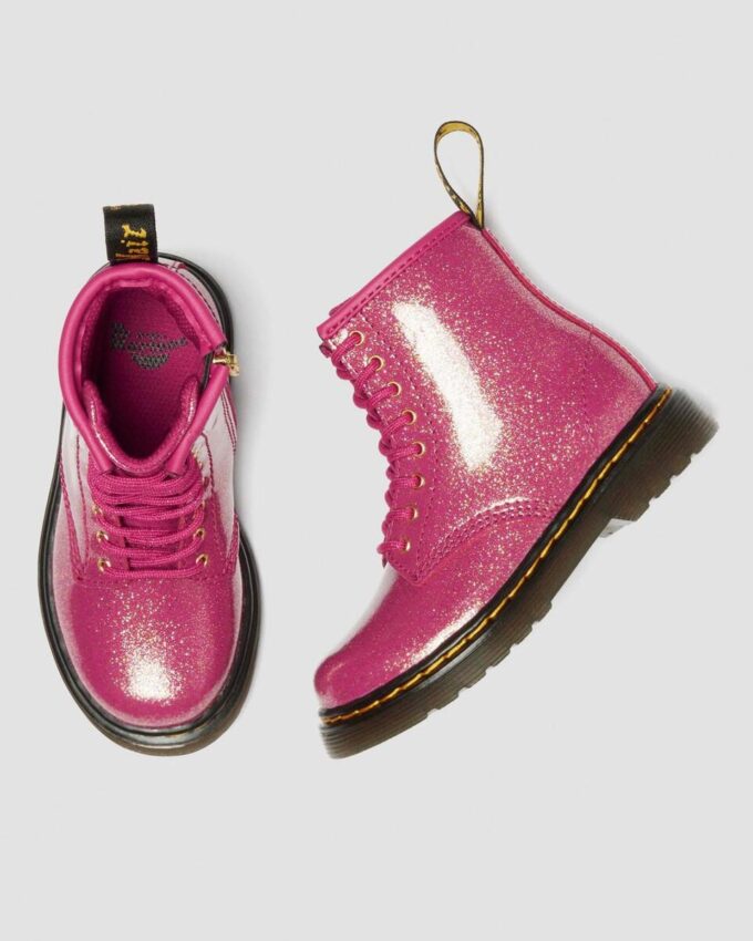 KLEINKIND 1460 GLITTER-Patent Leather-Stiefel KLEINKIND 1460 GLITTER-Patent Leather-Stiefel