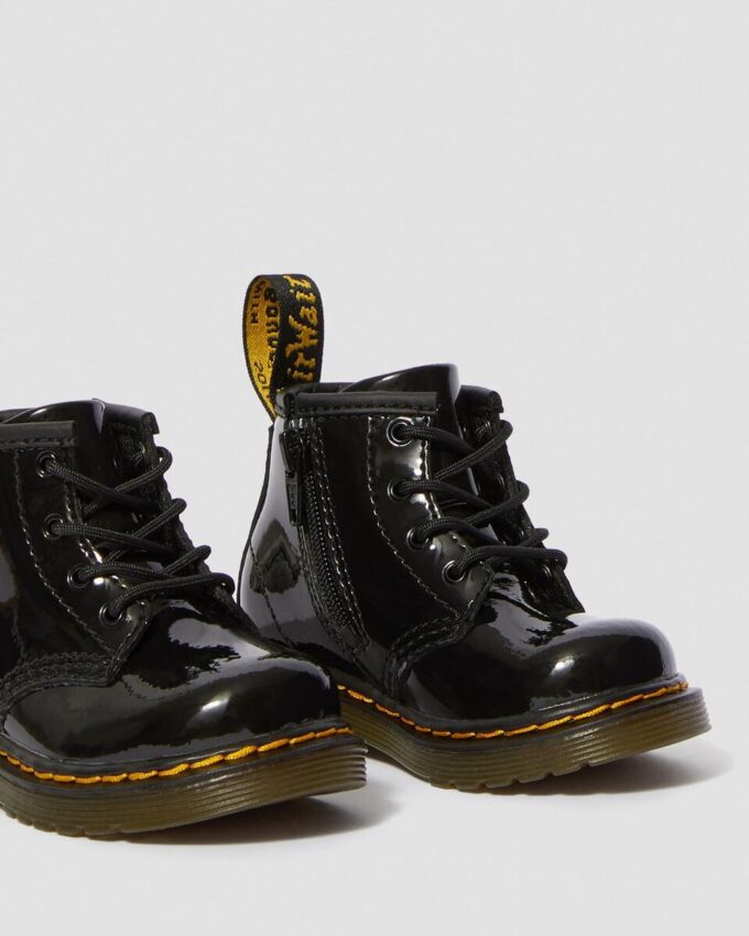 Kleinkind 1460 Patent Leather-Schnürstiefel Kleinkind 1460 Patent Leather-Schnürstiefel