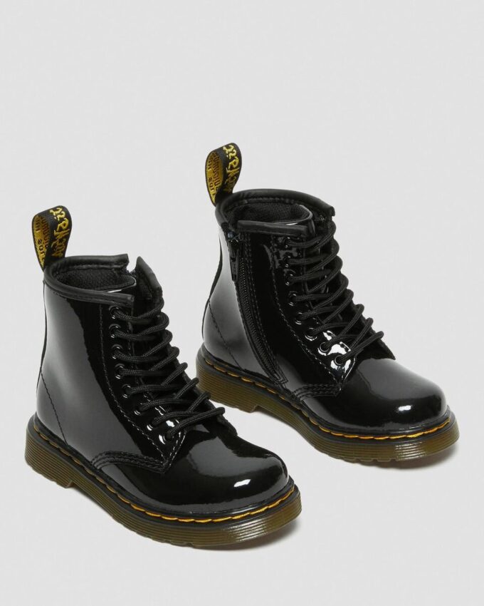Kleinkind 1460 Patent Leather-Schnürstiefel Kleinkind 1460 Patent Leather-Schnürstiefel