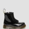 Kleinkind 1460 Patent Leather-Schnürstiefel Kleinkind 1460 Patent Leather-Schnürstiefel