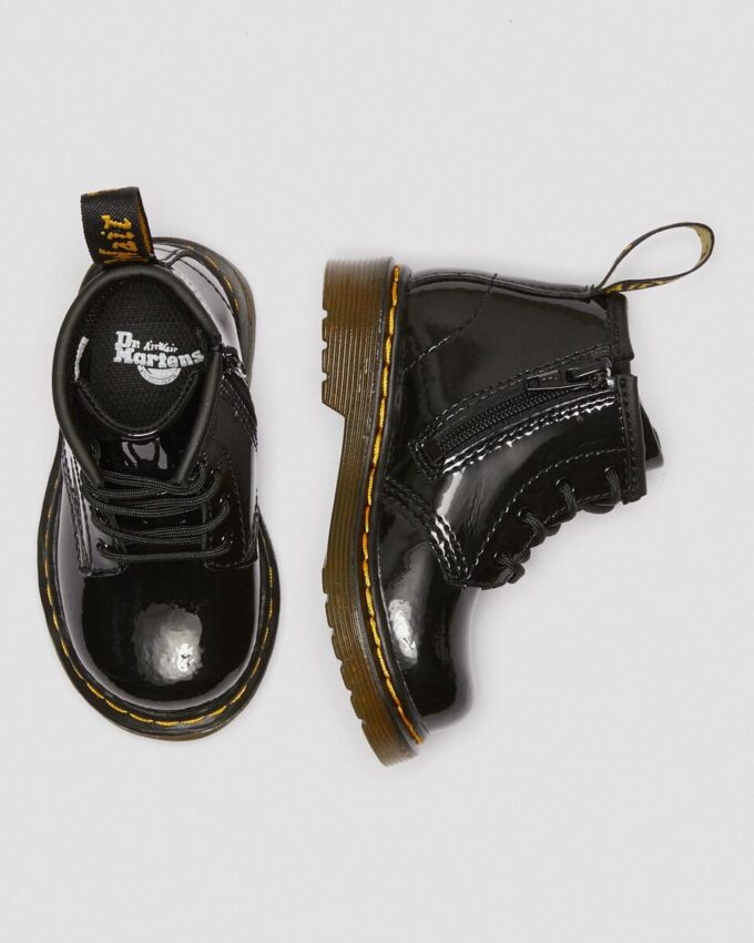 Kleinkind 1460 Patent Leather-Schnürstiefel Kleinkind 1460 Patent Leather-Schnürstiefel