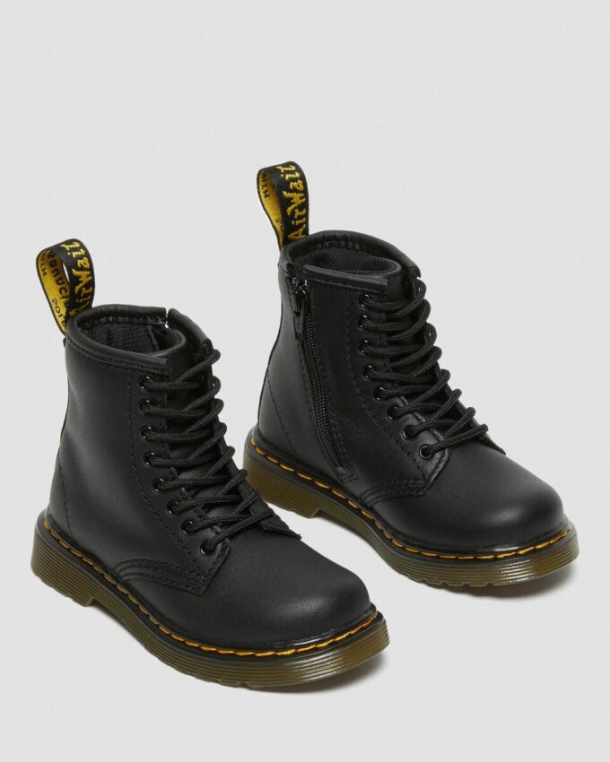 Kleinkind-Schnürstiefel 1460 Softy T aus Leder Kleinkind-Schnürstiefel 1460 Softy T aus Leder