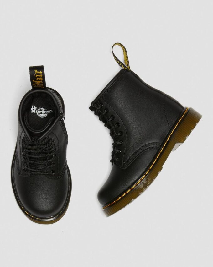 Kleinkind-Schnürstiefel 1460 Softy T aus Leder Kleinkind-Schnürstiefel 1460 Softy T aus Leder