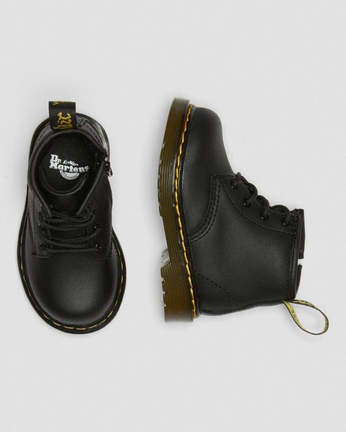 Kleinkind-Schnürstiefel 1460 Softy T aus Leder Kleinkind-Schnürstiefel 1460 Softy T aus Leder