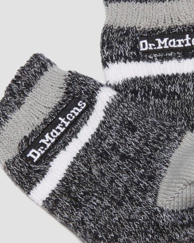 Kurze Socken aus Baumwollmischung in Melange