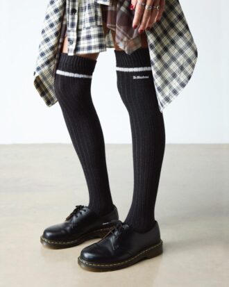 Lange melierte Socken