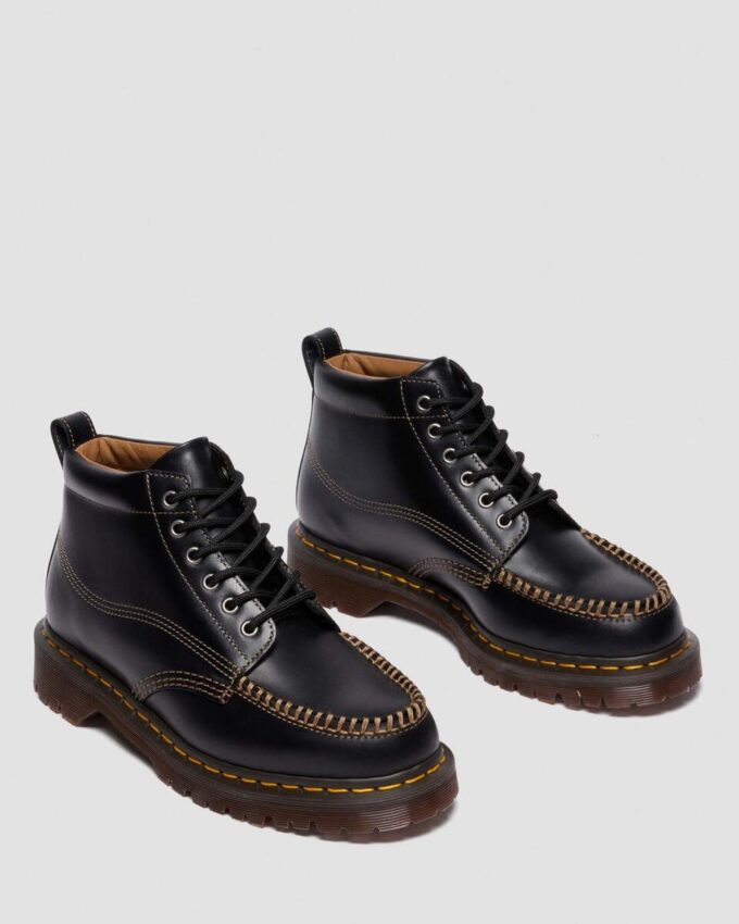 LOWELL CHUKKA Mokassin-Stiefeletten aus Leder