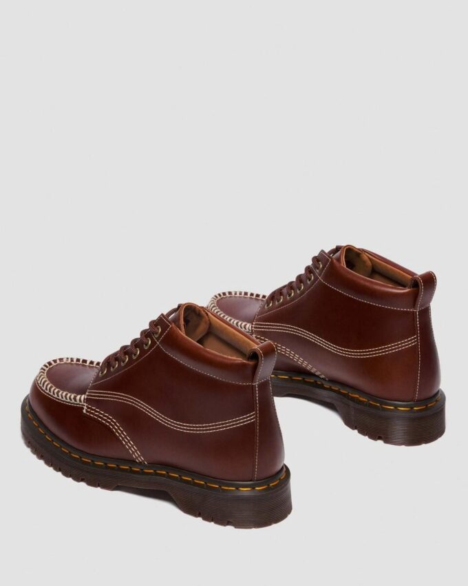 LOWELL CHUKKA Mokassin-Stiefeletten aus Leder