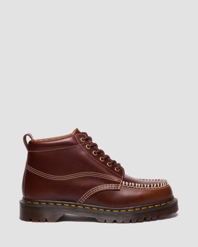 LOWELL CHUKKA Mokassin-Stiefeletten aus Leder