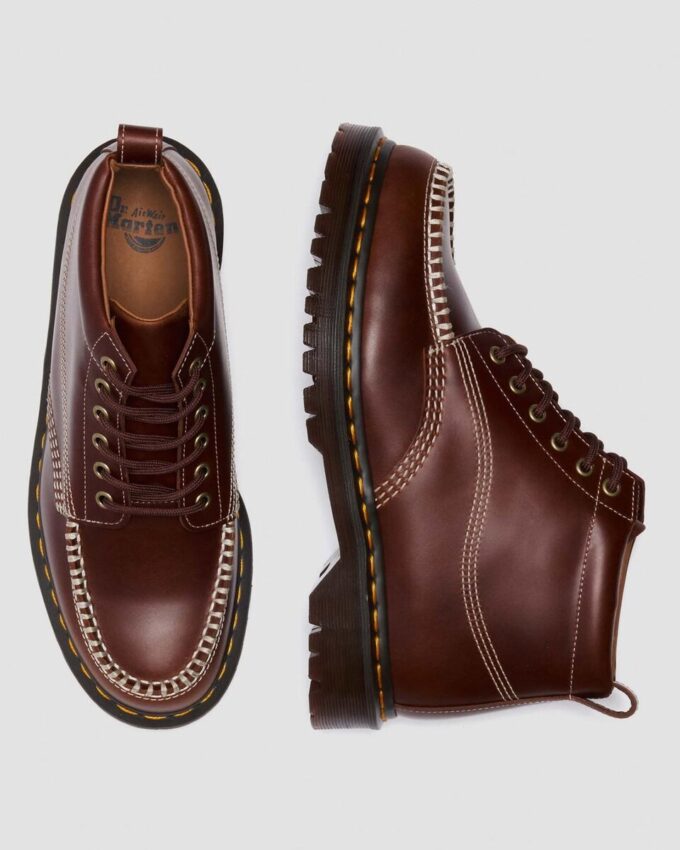 LOWELL CHUKKA Mokassin-Stiefeletten aus Leder