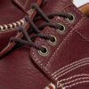 Lowell Wild Grain Leder Schnürschuhe mit runder Spitze