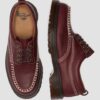 Lowell Wild Grain Leder Schnürschuhe mit runder Spitze