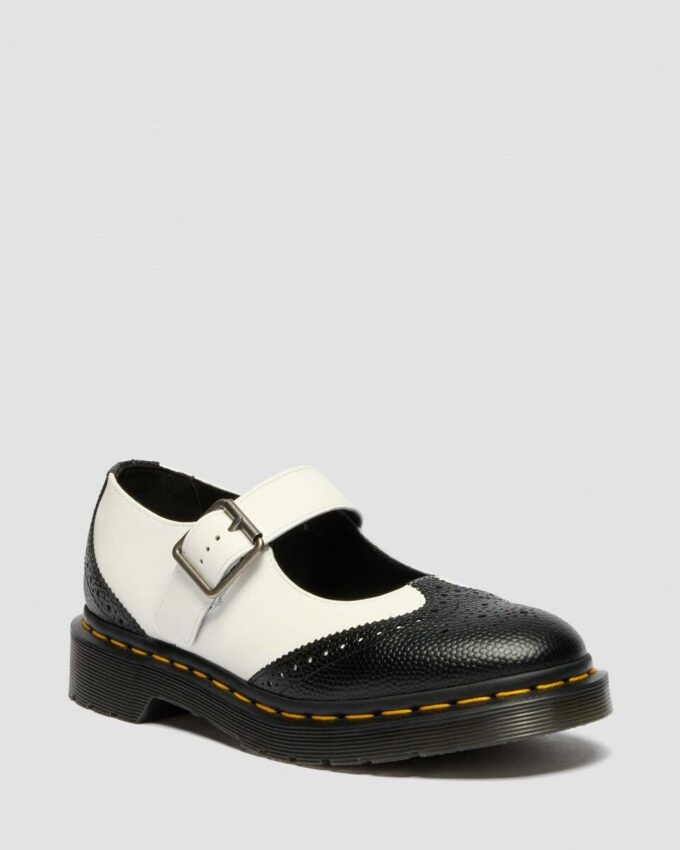 MARY JANE Monochrome Lederschuhe MARY JANE Monochrome Lederschuhe