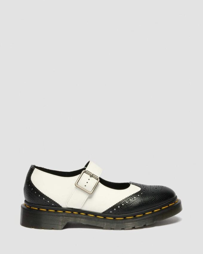 MARY JANE Monochrome Lederschuhe MARY JANE Monochrome Lederschuhe
