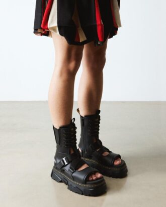 Mattison Leder-Gladiator-Sandalen