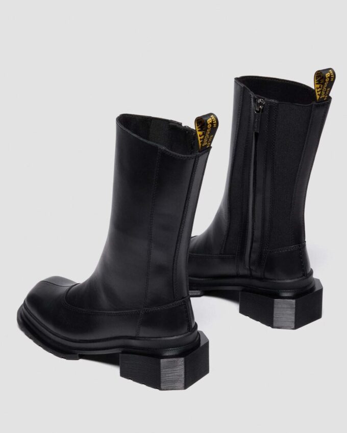 MAYBOLE HI Chelsea-Stiefel aus Leder mit eckiger Zehenkappe MAYBOLE HI Chelsea-Stiefel aus Leder mit eckiger Zehenkappe