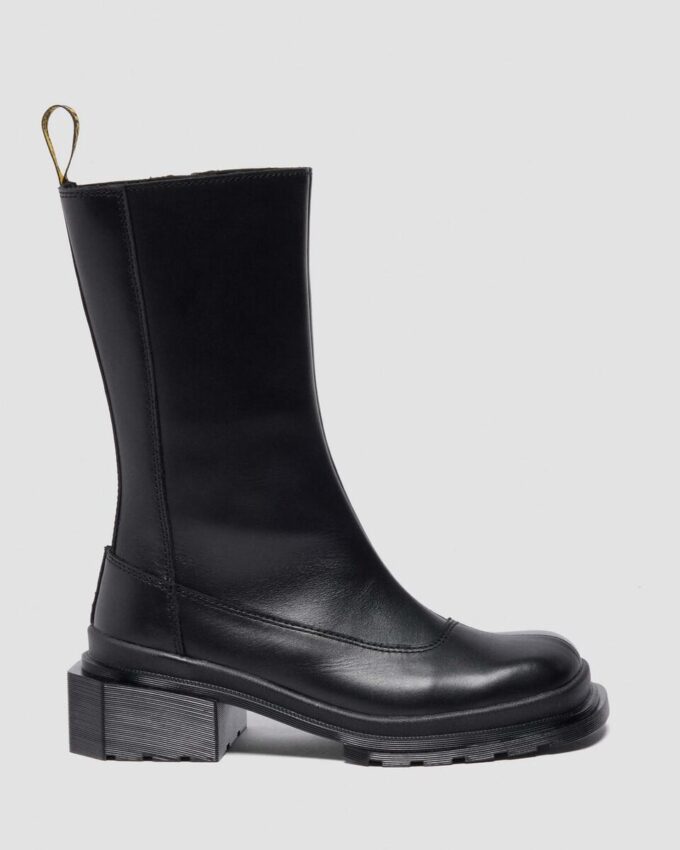 MAYBOLE HI Chelsea-Stiefel aus Leder mit eckiger Zehenkappe MAYBOLE HI Chelsea-Stiefel aus Leder mit eckiger Zehenkappe